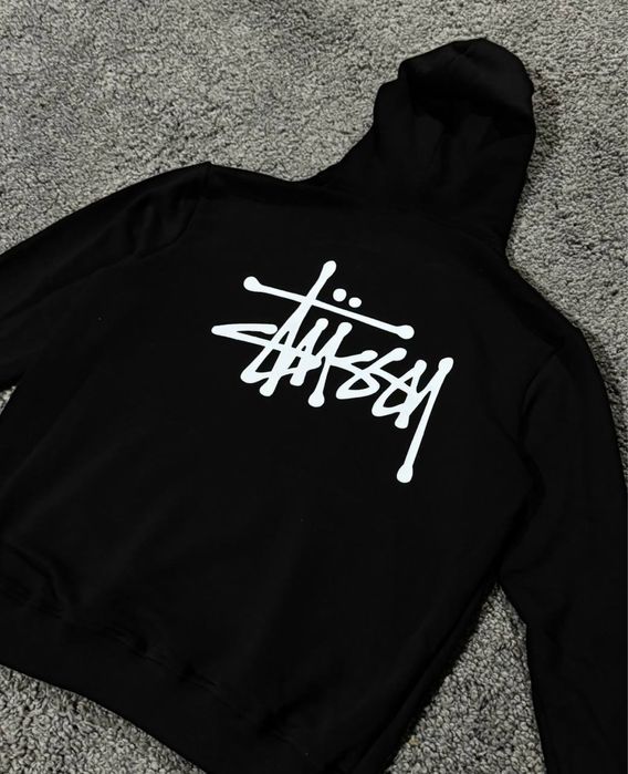 Худі Stussy / Чорне худі Стусі унісекс / Худи Стуси
