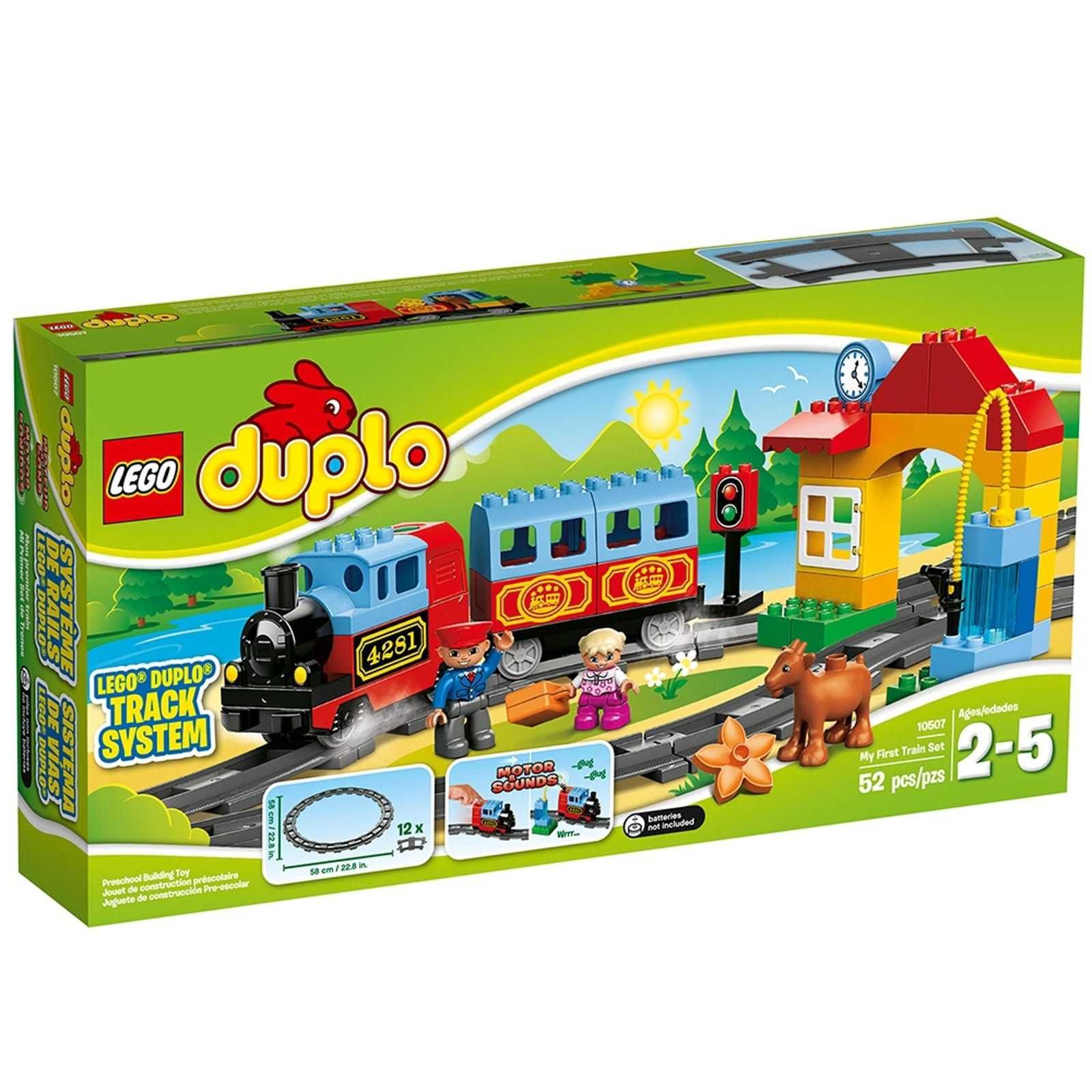 LEGO Duplo 10507 zestawy pociąg lokomotywa pociąg z cyferkami