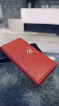 Nowy portfel czerwony/bordo HIT prezent