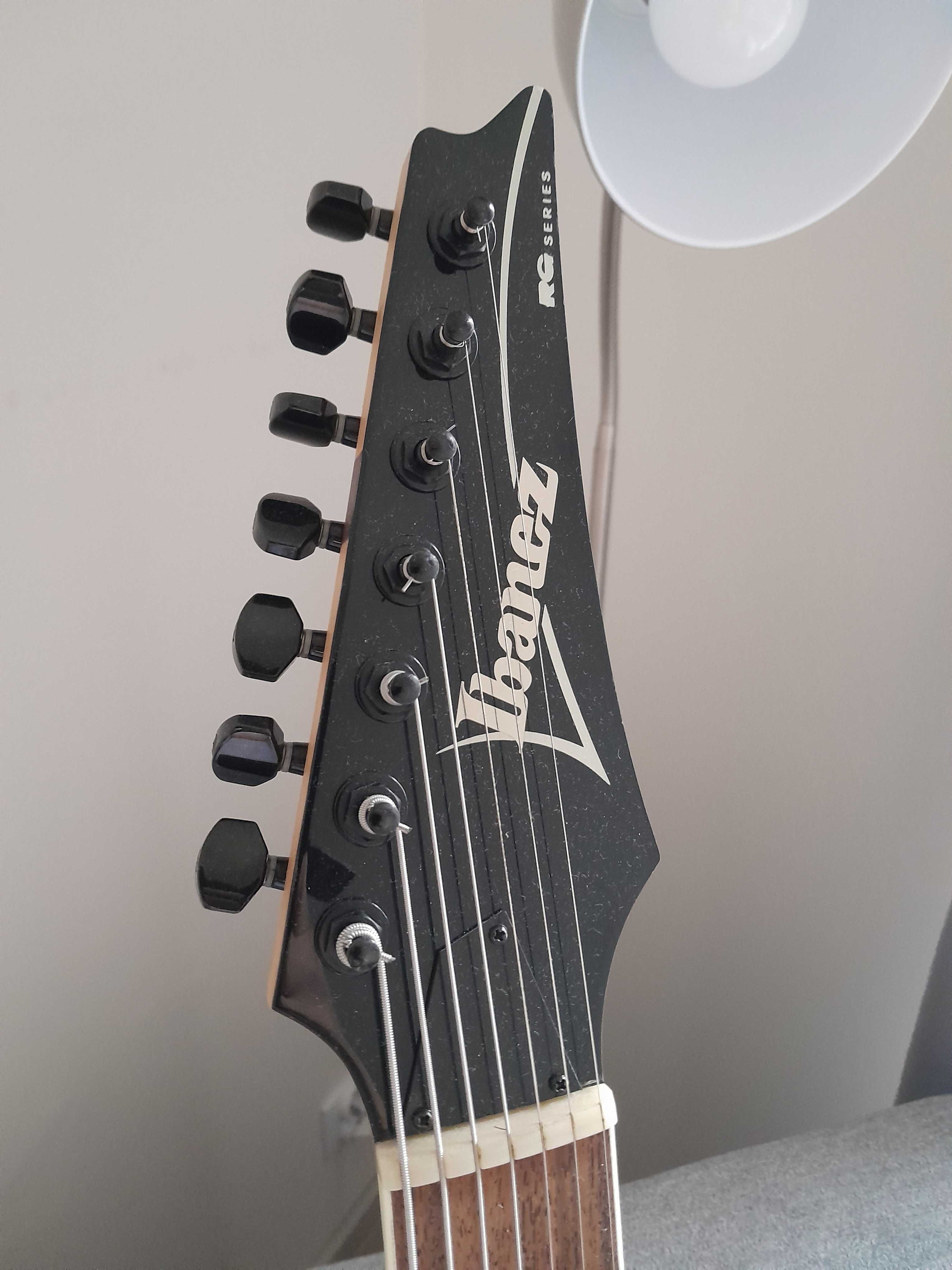 Ibanez RG7321, 7 strun, DiMarzio, Indonezja, Super Stan