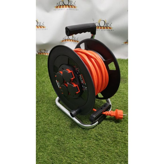 Подовжувач на котушці DNIPRO-M SE4 3х1,5мм, 20м (Уцінка)