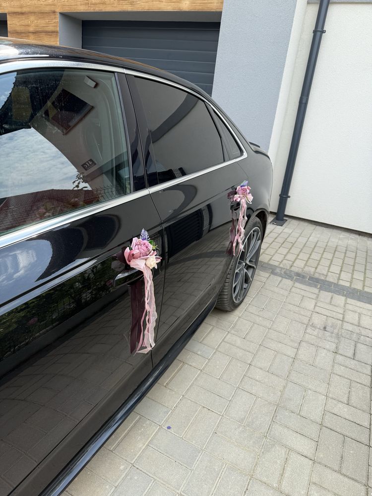 Auto samochód do ślubu z kierowcą sportowe AUDI S4 V6