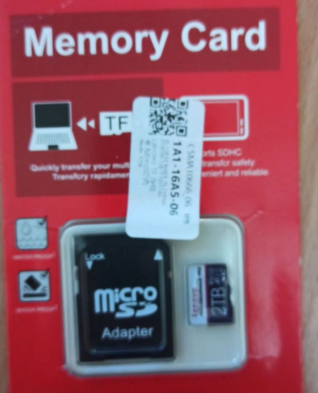 Продам новую карту памяти sd Lenovo 2TB