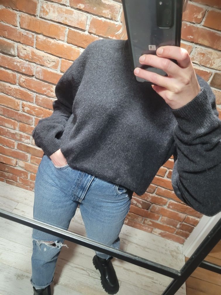 Wełniany sweter oversize premium Henri Lloyd