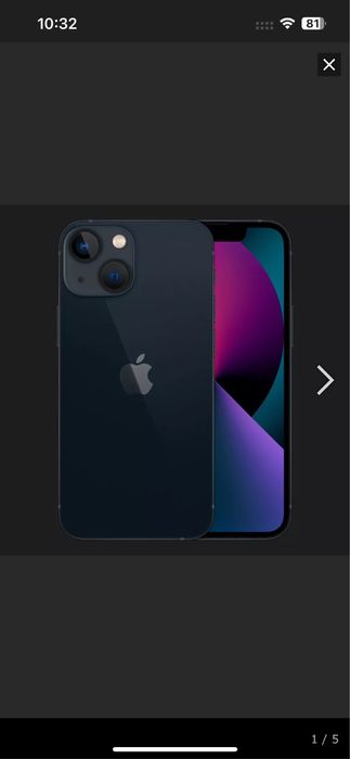 Apple iPhone 13 128GB (Midnight)