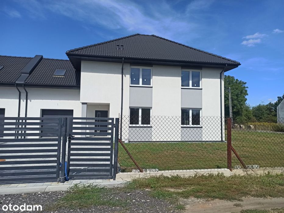 Dom bliźniak 200m z garażem działka 850m