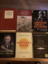 Livros - varios - K Larenz - T Mathus - M Friedman - Hill - D Chopra