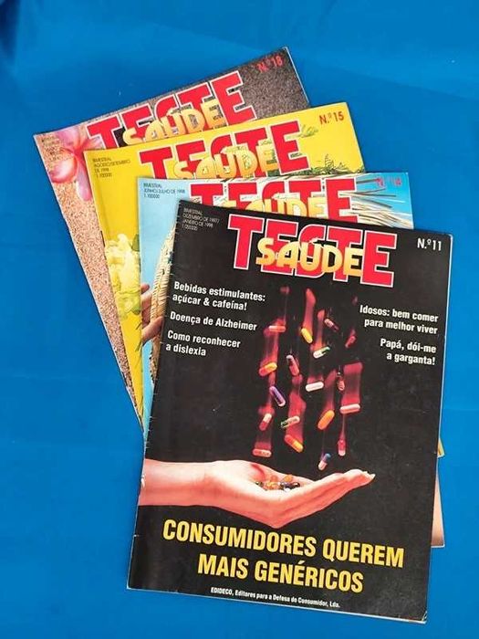 Revistas Proteste Teste e Saude diversas