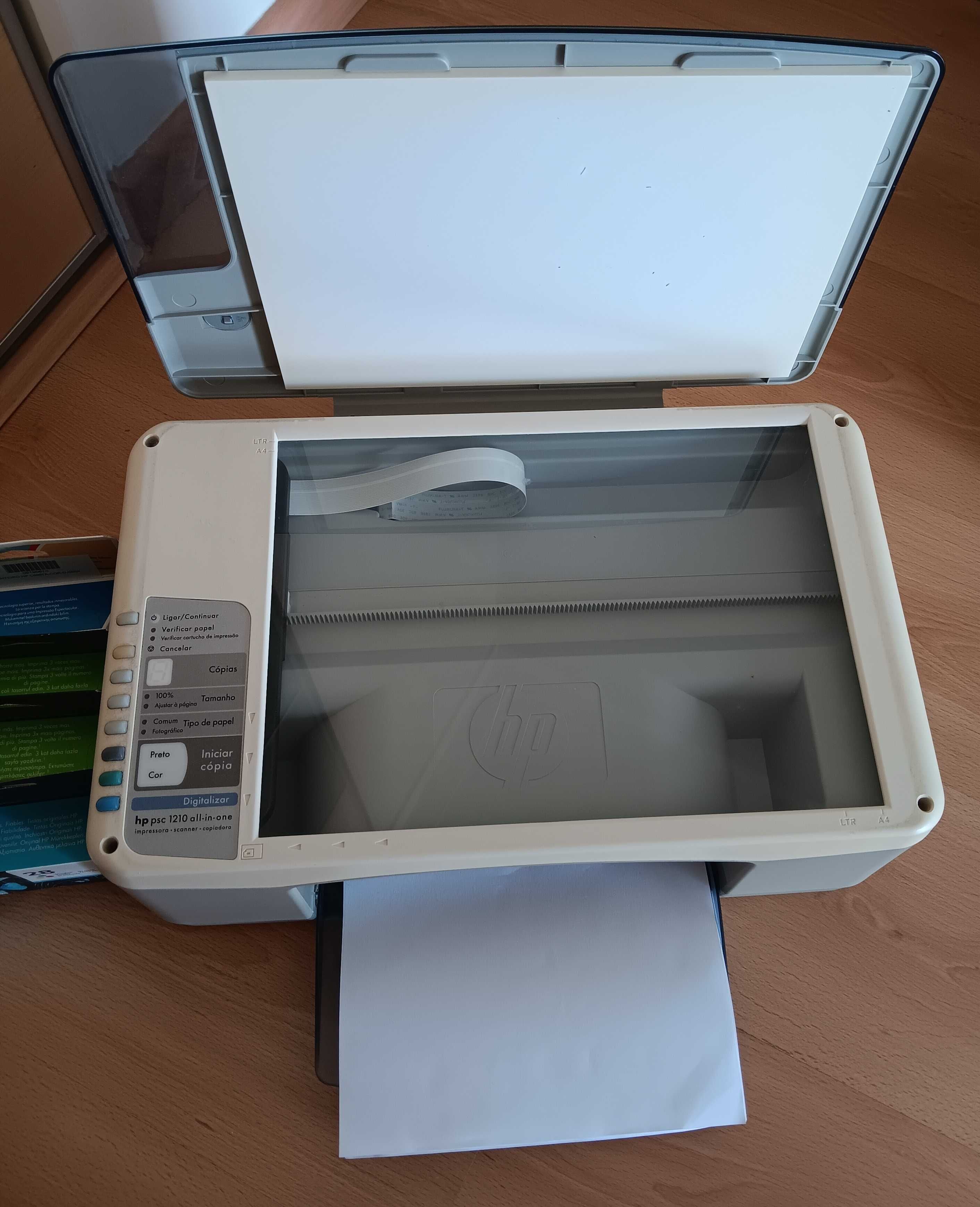 HP psc 1210 all-in-one + 6 tinteiros NOVOS