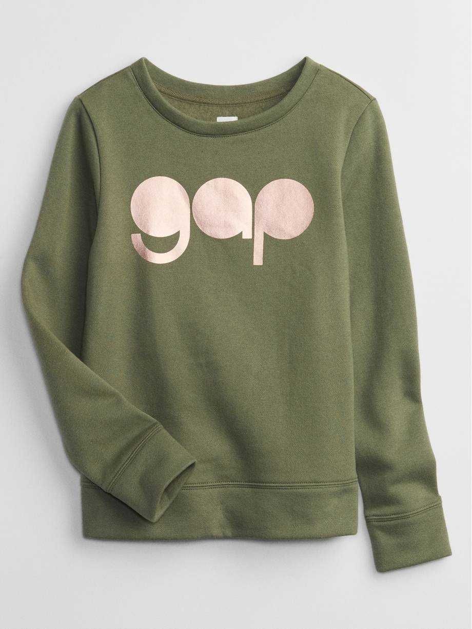 GAP nowa bluza dresowa w kolorze khaki złote logo 11 12 lat 152