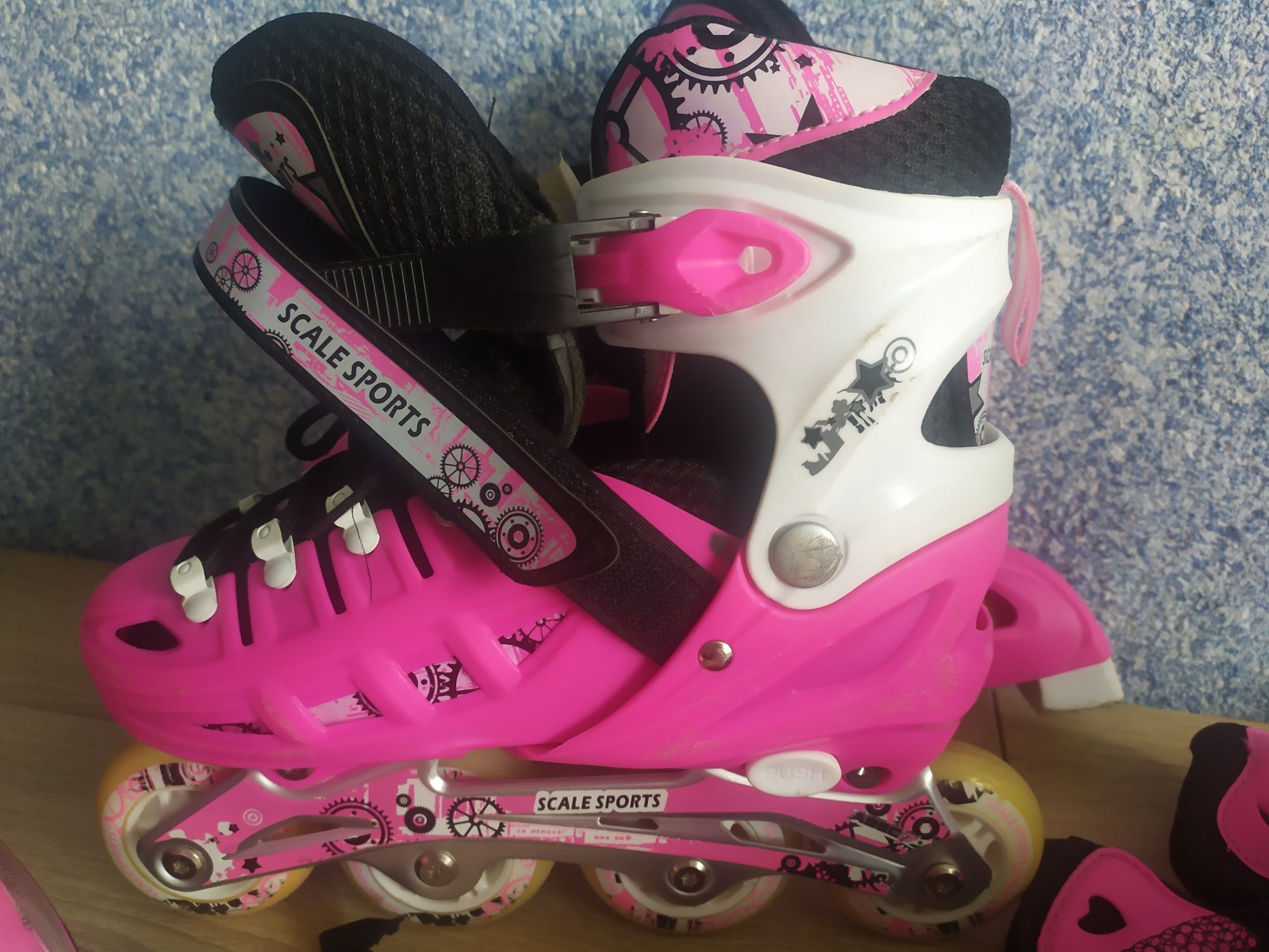 Ролики Scale Sport Pink розмір 35-38