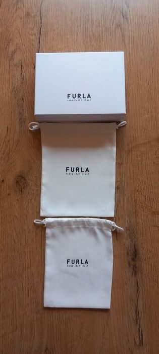 FURLA NOWY mały 3 szt komplet woreczek woreczki pudełko przechowywanie