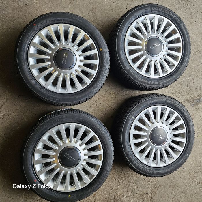 Koła całoroczne 185/55/15 Fiat 500 Panda 4x98 Nowe opony 24rok ET35
