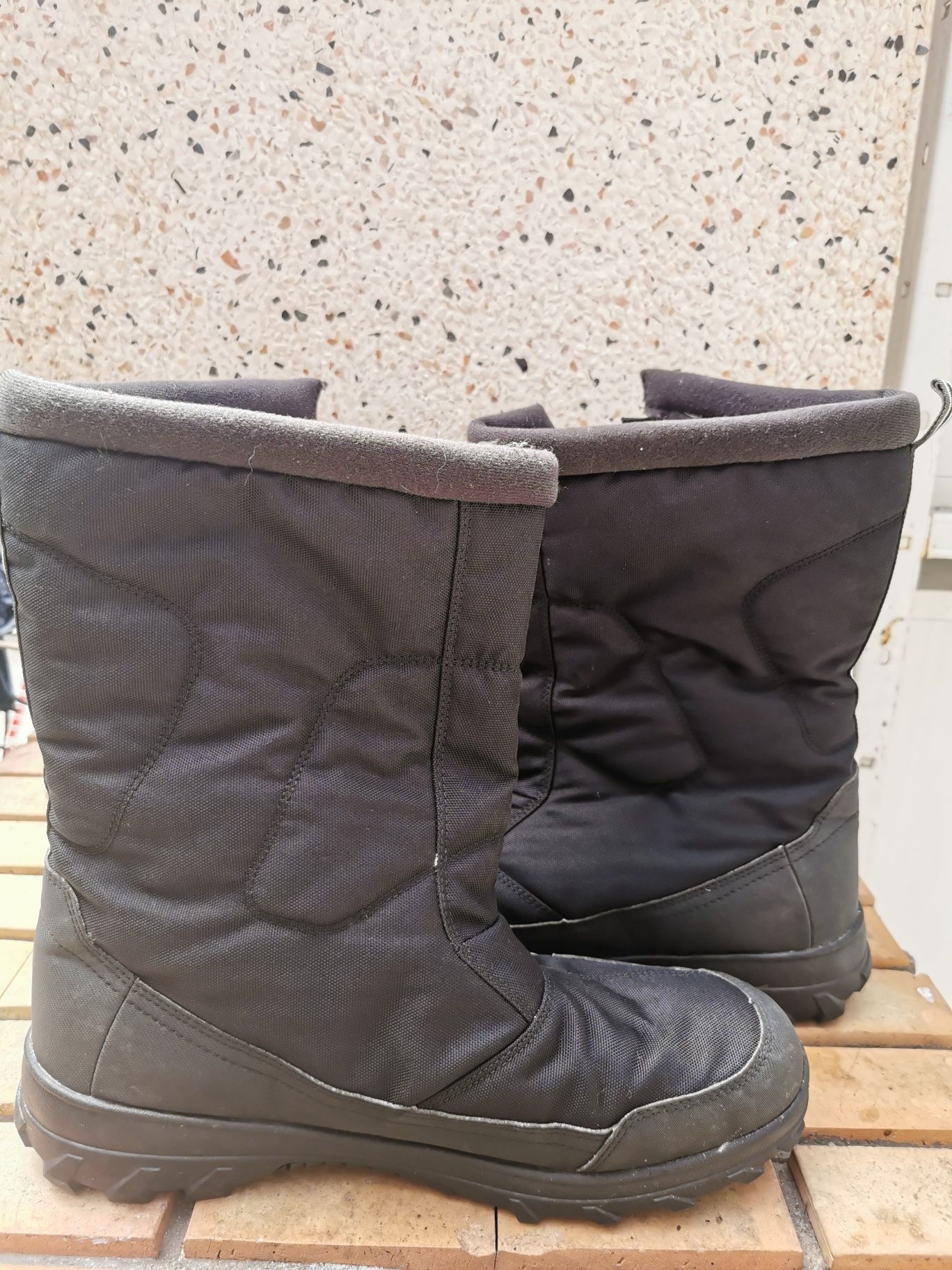 Botas quentes para neve