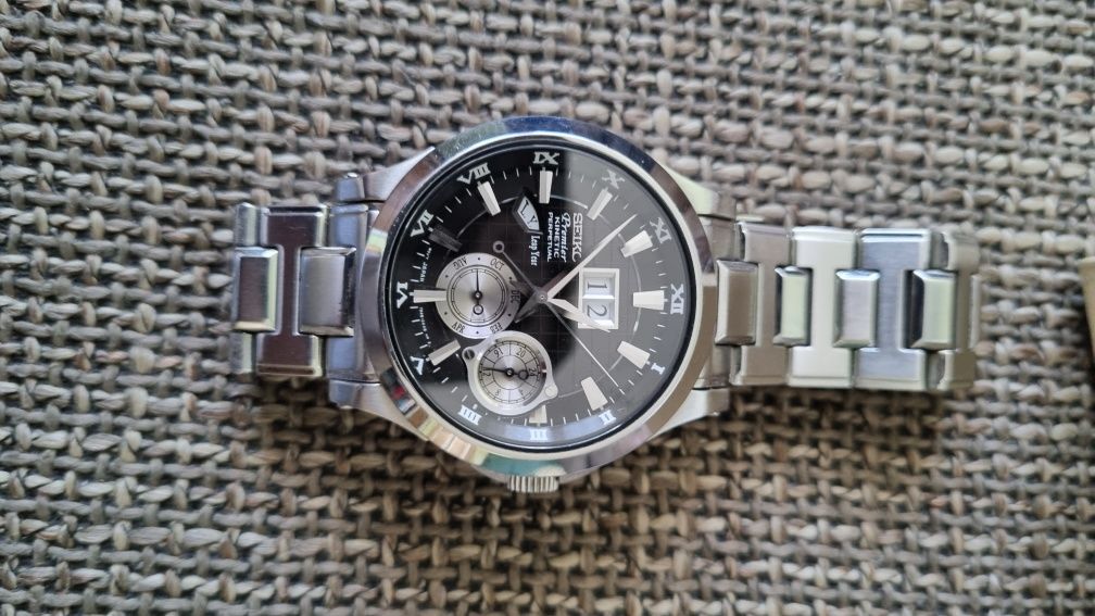Sprzedam Zegarek Seiko Premier Kinetic Perpetual Calendar SNP003P1