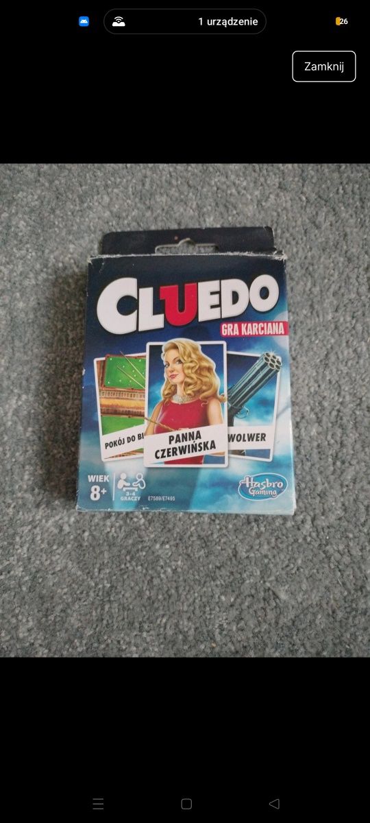Cluedo karcianka