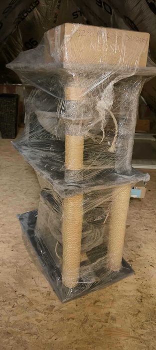 Drapak dla kota ulepszony w grubszą linkę sizalową. Gratis sizal