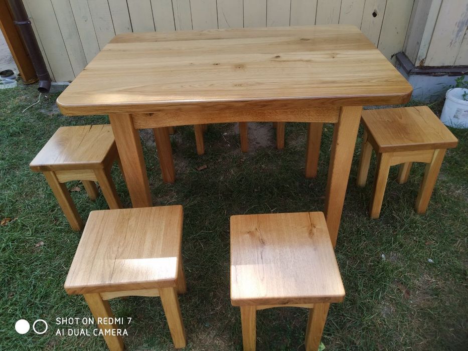 Кухонний стіл з табуретками! Під замовлення!