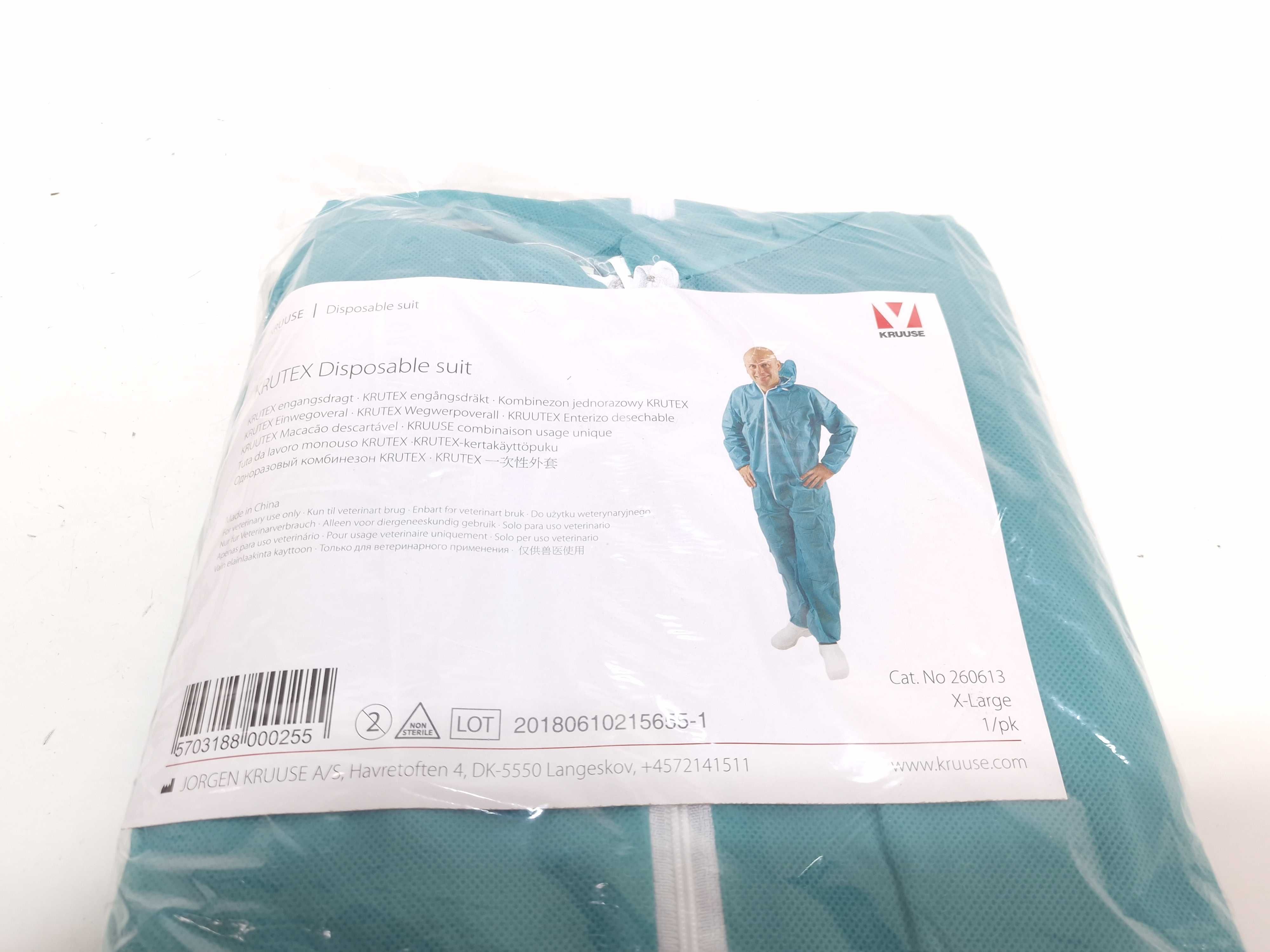 kruuse kombinezon z kapturem jednorazowy xl 260613