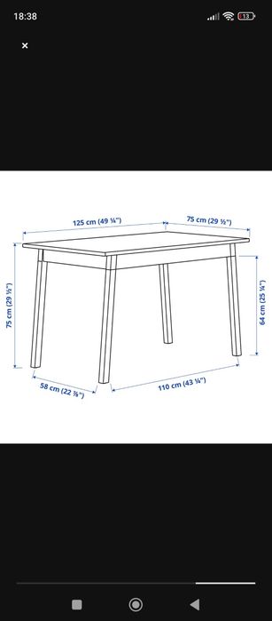 Mesa Refeição PINNTORP