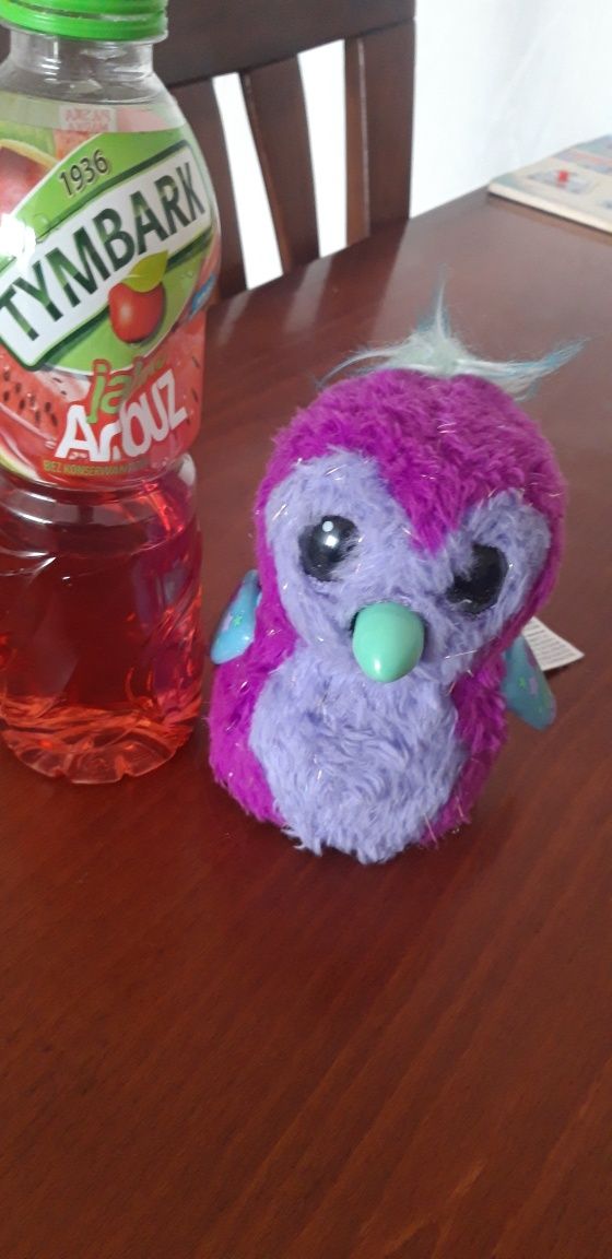 Duzy interaktywny brokatowy hatchimals