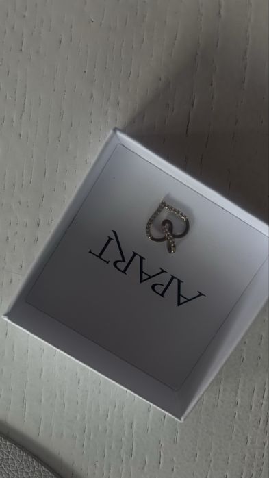 Zawiesza z żôłtego złota z diamentami 333 serce z nieskończonością