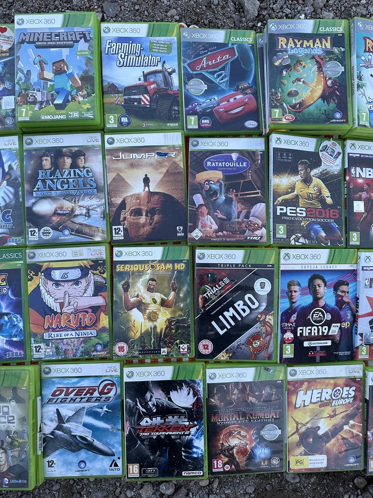 Sprzedam zamienię hity gry dla dzieci Xbox 360 Sonic Lego rayman