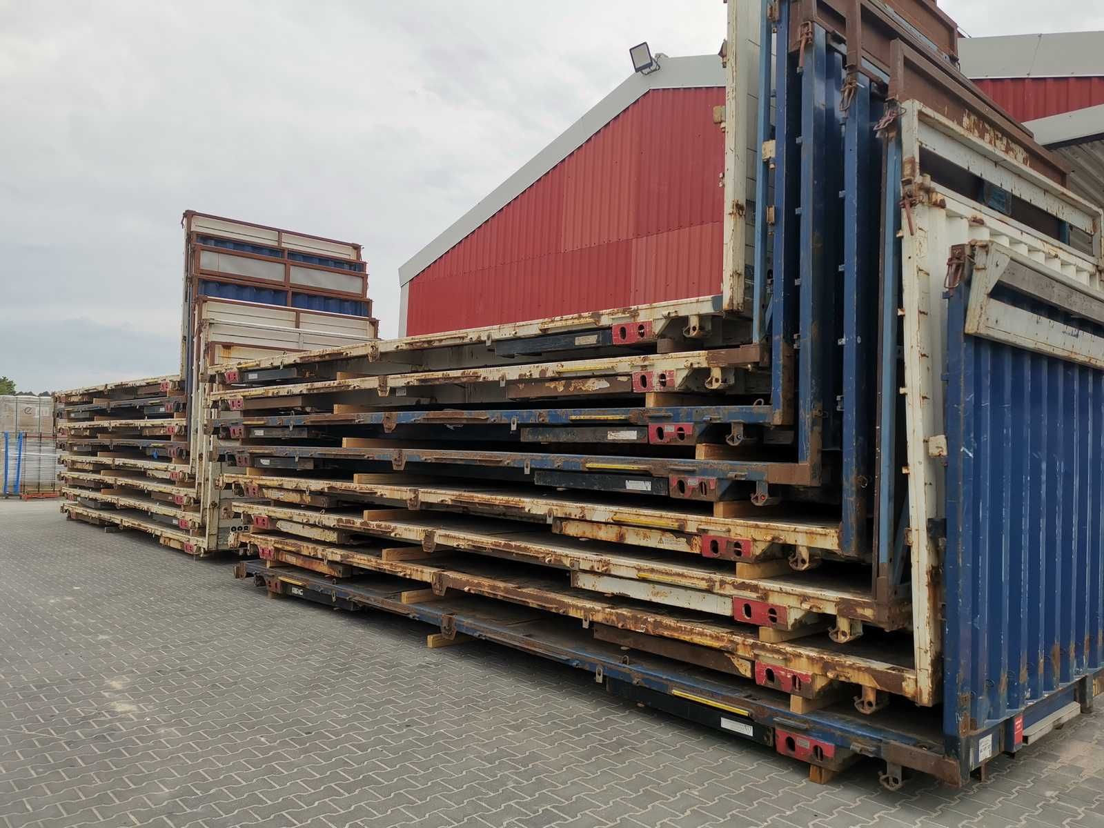 Platforma platformy zabudowa BDF 7.45 KRONE Stan BDB możliwy transport