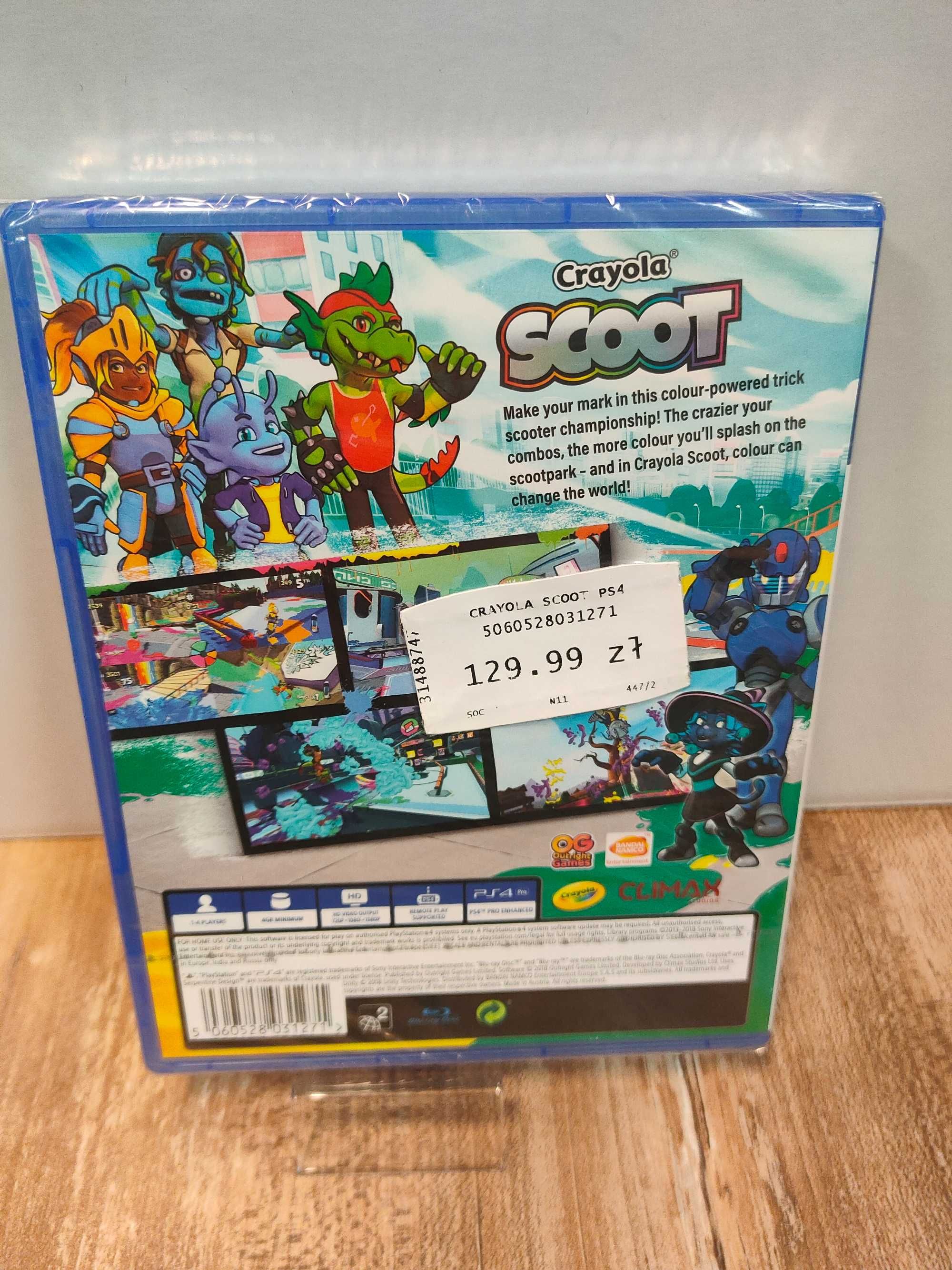 Crayola Scoot PS4, Sklep Wysyłka Wymiana