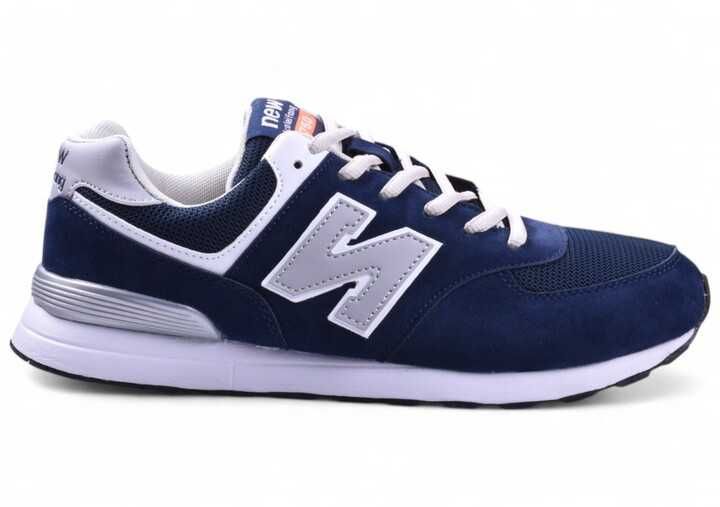 Buty Męskie Adidasy Sportowe Sneakersy Z Balance granat siatka 11B-44