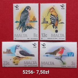 Znaczki pocztowe- fauna/ptaki Malta, Nowa Zelandia, Palau, Turcja