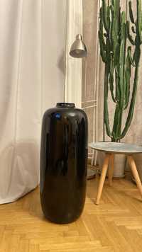 Duży wazon ceramiczny czarny