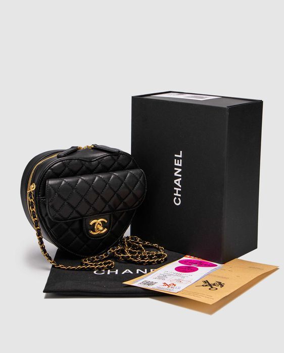 Сумка Chanel Heart Chain Clutch Bag (Оплата при отриманні)