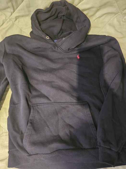 Czarna bluza z kapturem XL