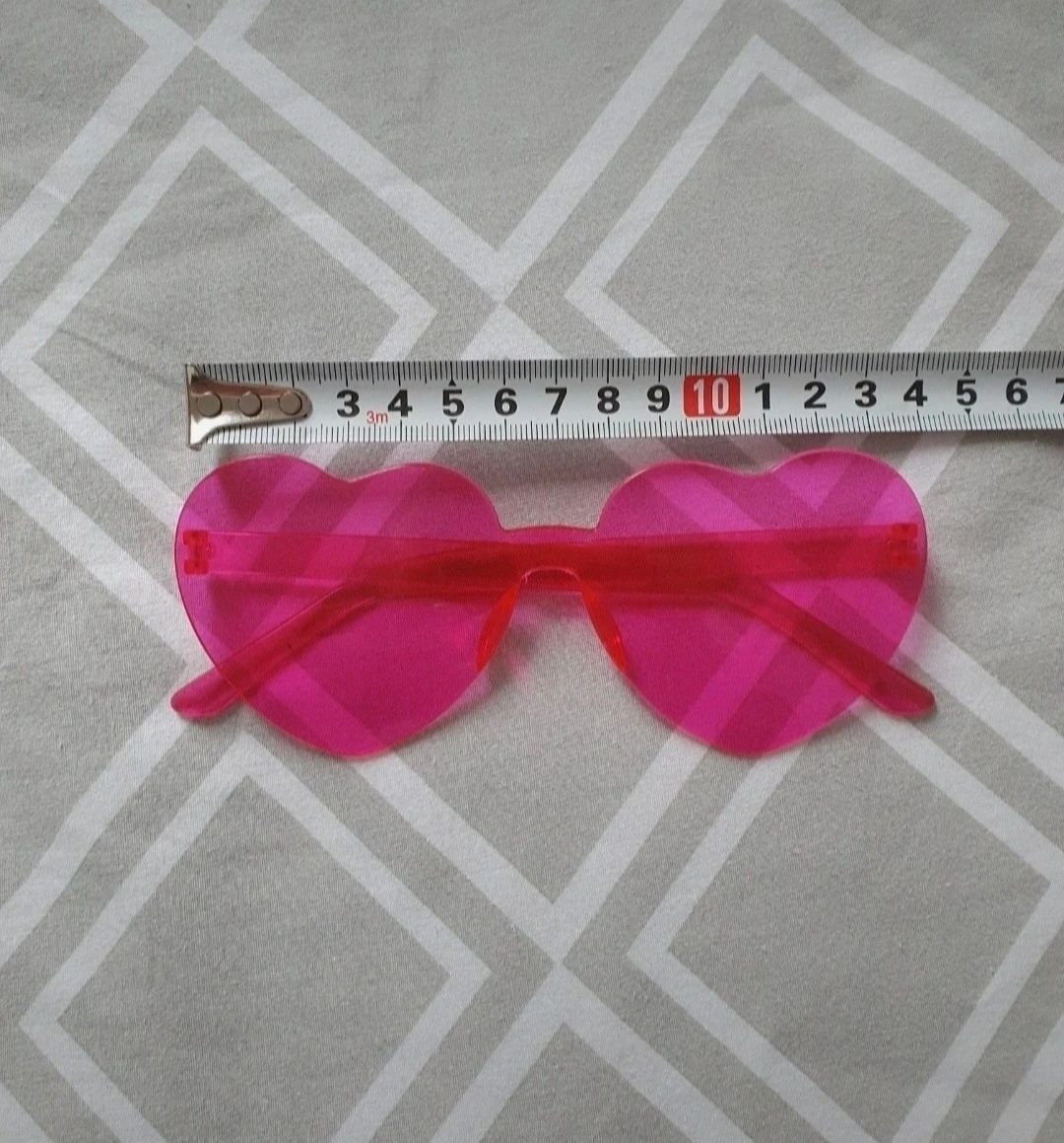 Nowe okulary serca różowe