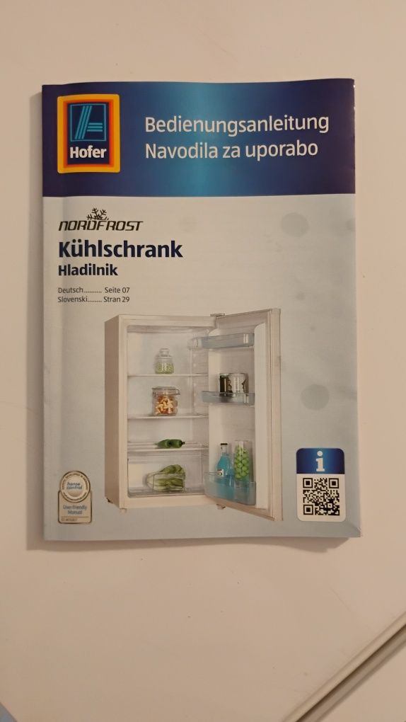Lodówka 92 Litry