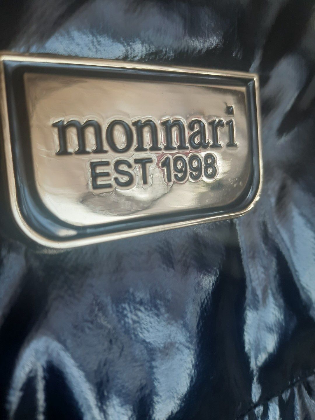 Czarna, pikowana Torebka Monnari