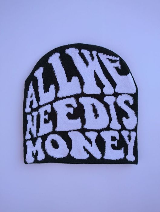 Шапка MEA CULPA / ALLWE NEEDIS MONEY / унісекс / sk8 / y2k