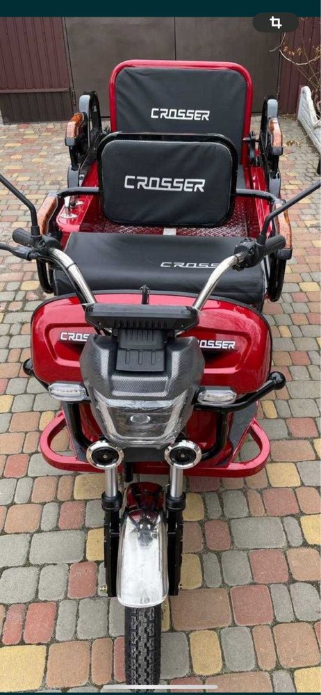 Новинка!!!Трицикл електричний грузовий СROSSER Cargo10 800w