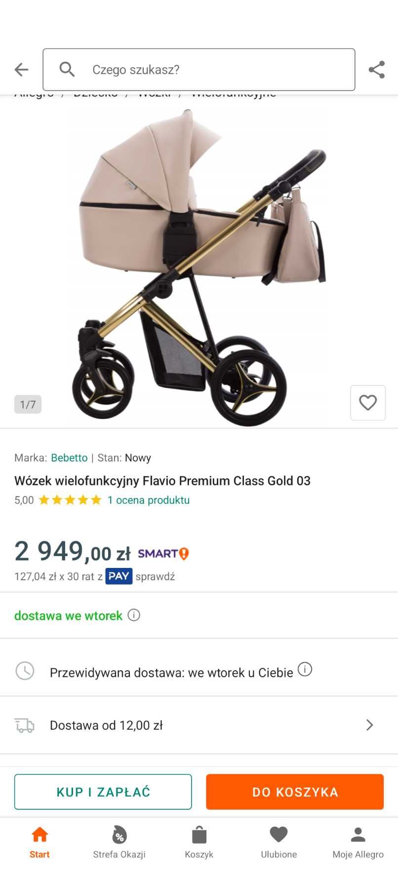 Wózek dziecięcy  2w1