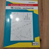 Egzamin ósmoklasisty 16 testów z matematyki