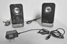 Głośniki komputerowe 2.0 Logitech LS11 zasilacz