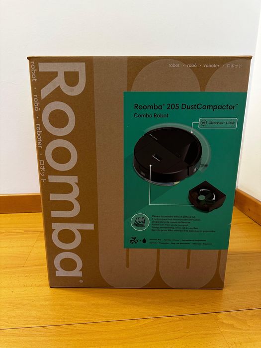 Roomba 205 DustCompactor Combo Robot – Como Novo, com Garantia