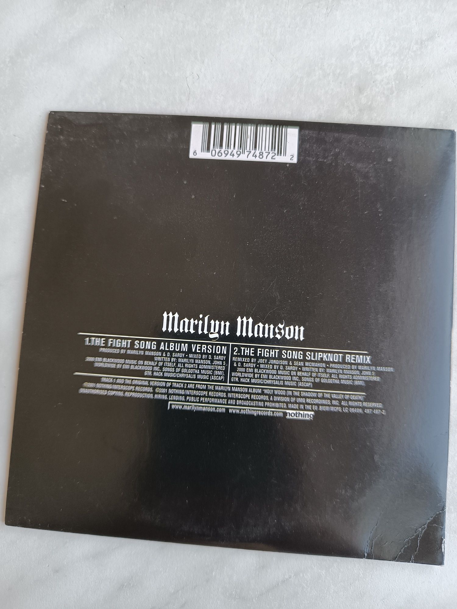 Marilyn Manson The Fight Song singiel
