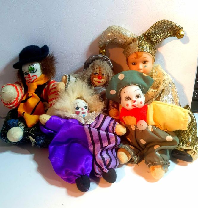 Вінтажні ляльки-клоуни, Німеччина, 1980-ті