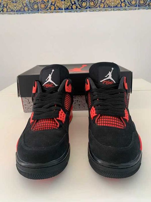 Buty biegania Jordan 4 RetroRedThunder R.41