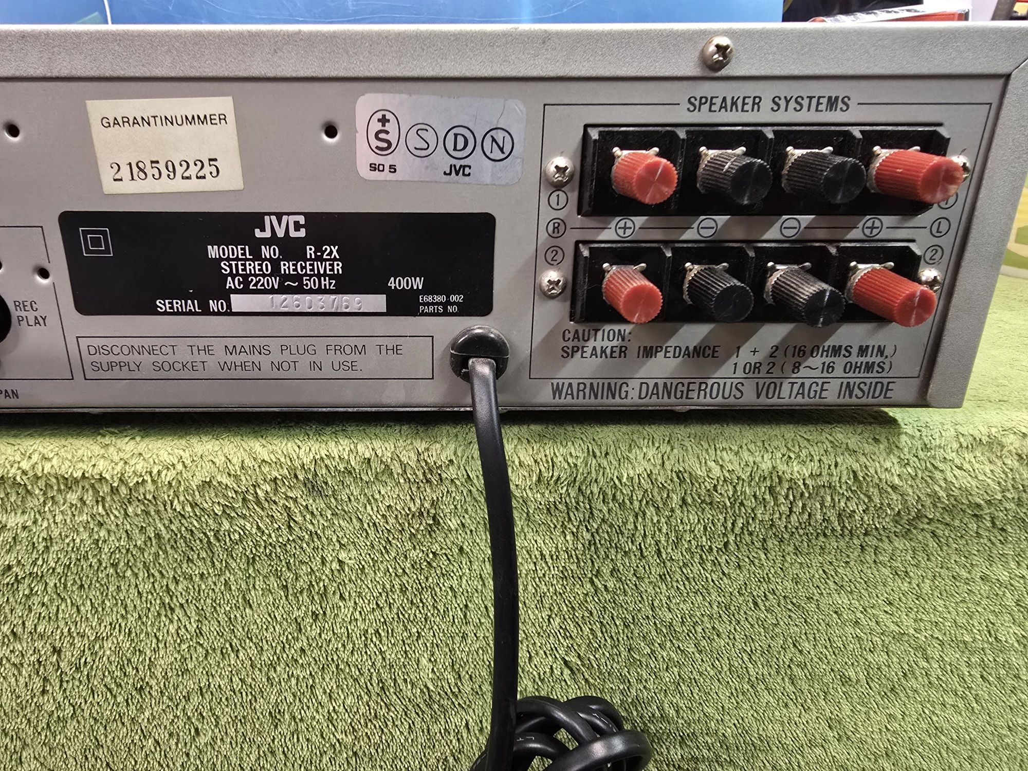 JVC R-2X amplituner stereo 4.0 vintage.