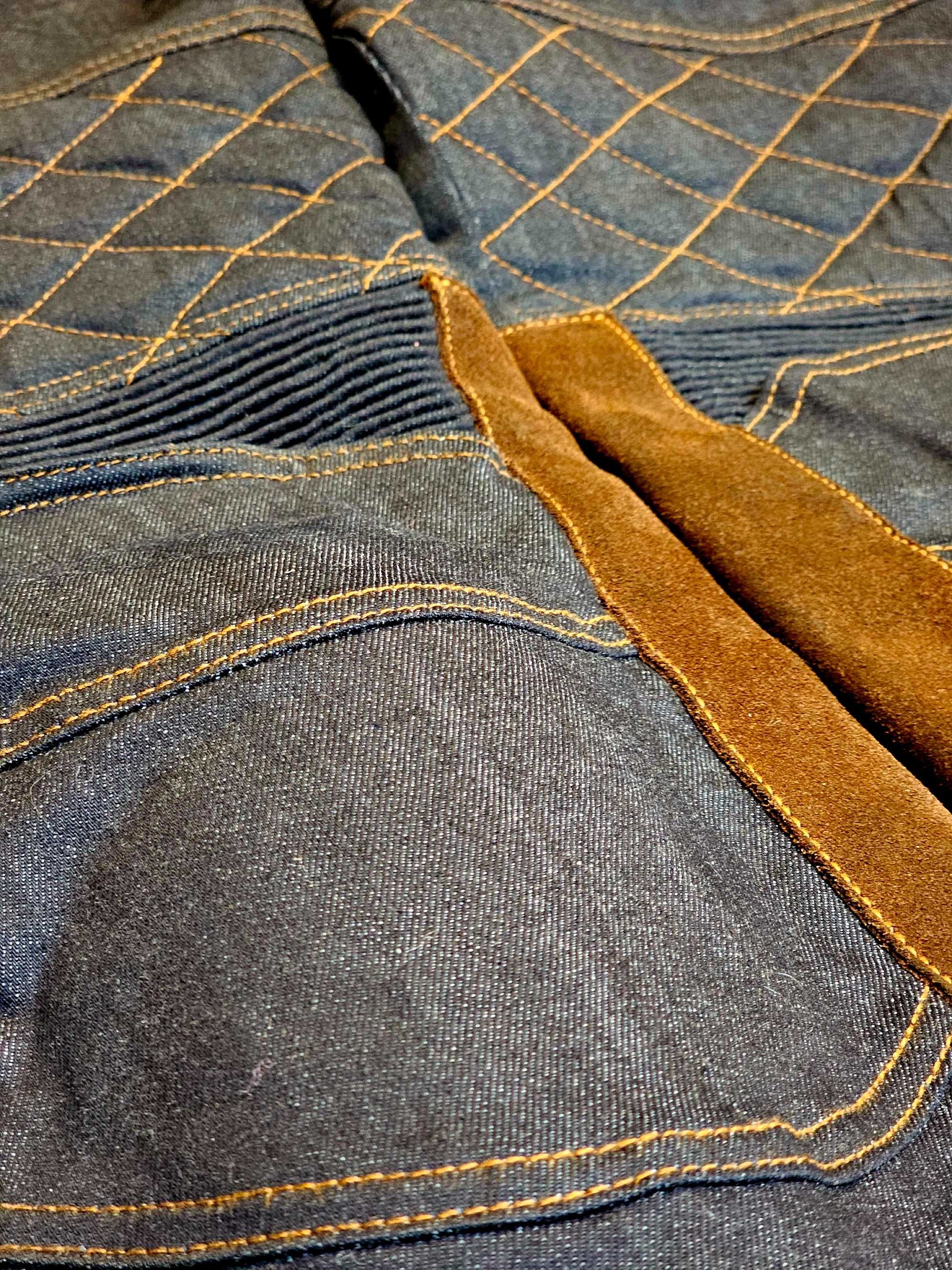 Markowe spodnie motocyklowe FUEL SERGEANT - tekstylne, jeans, skóra