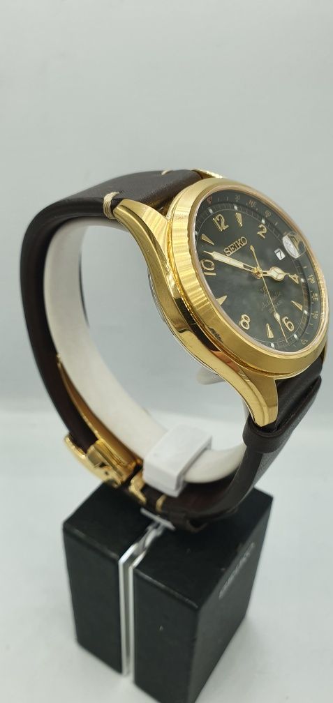 Seiko Prospex Alpinist Automatic - gold + green - Made in Japan