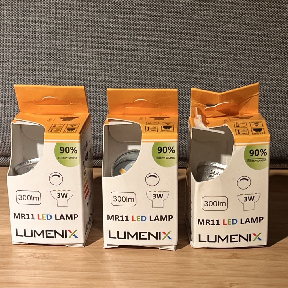 4x Żarówki LED MR11 10-30v dc